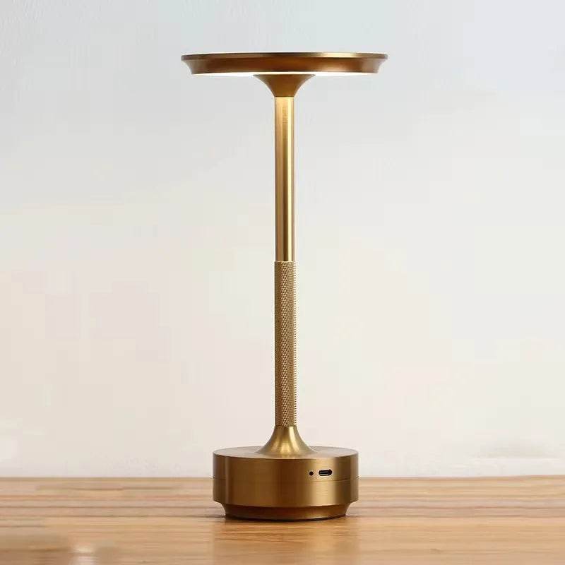 Wierless Simple Charging LED Desk Lamp restaurant Bar Table Lamp Dimming Atmosphere Retro Portable Charging Touch USB Read Lamp - Dreamy-Designs Store Online