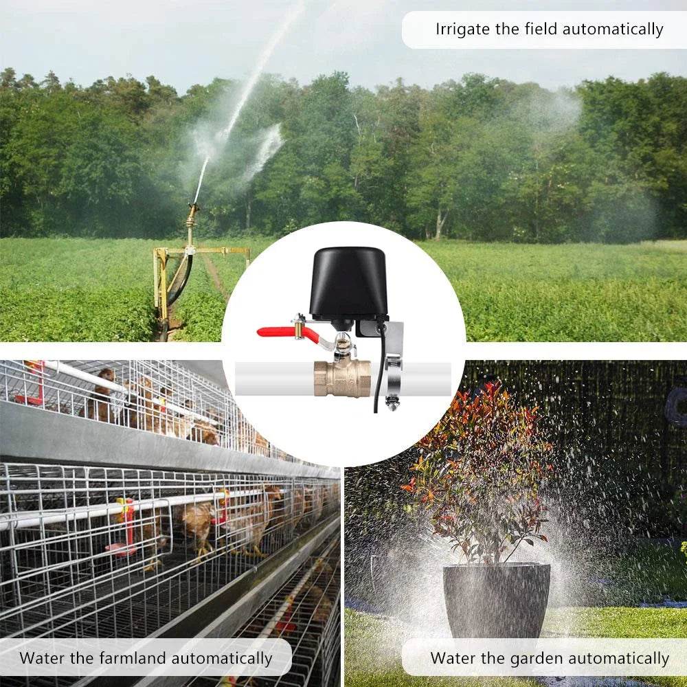 Tuya WiFi/Zigbee Water Valve Gas Shutoff Controller Support Alexa Google Assistant Smart Wireless Remote Control Smart Life App - Dreamy-Designs Store Online