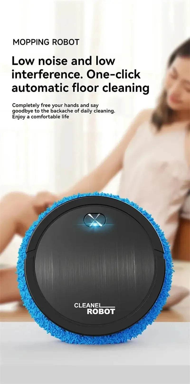 Xiaomi MIJIA 5-in-1 Smart Sweeping Robot Mini (Silent Vacuum Cleaner) / Sweep, Mop, Brush / Multi-function Cleaning Machine / For Home / USB Rechargeable / 60mm Ultra-Thin - Dreamy-Designs Store Online