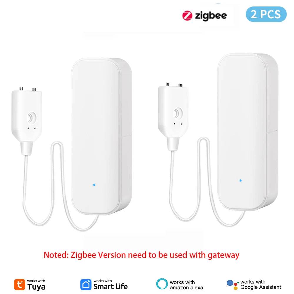 WiFi or Zigbee Water Leak Sensor Tuya Alarm Flood Leak Detector Smart Home Life APP Water Alert Overflow Alarm Security System - Dreamy-Designs Store Online