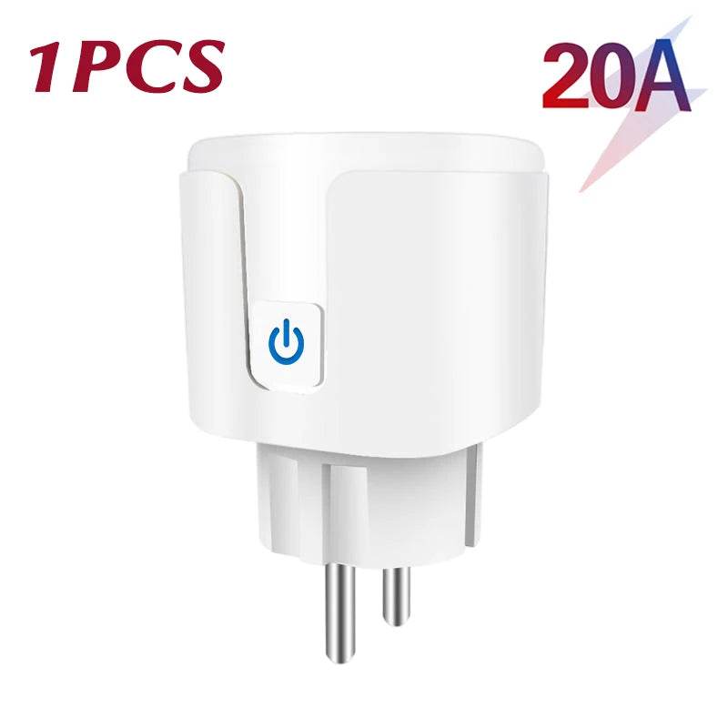 TUYA Smart Plug WiFi/Zigbee Socket EU 16A/20A With Power Monitor Timing Function Voice Control Works With Alexa GoogleHome - Dreamy-Designs Store Online