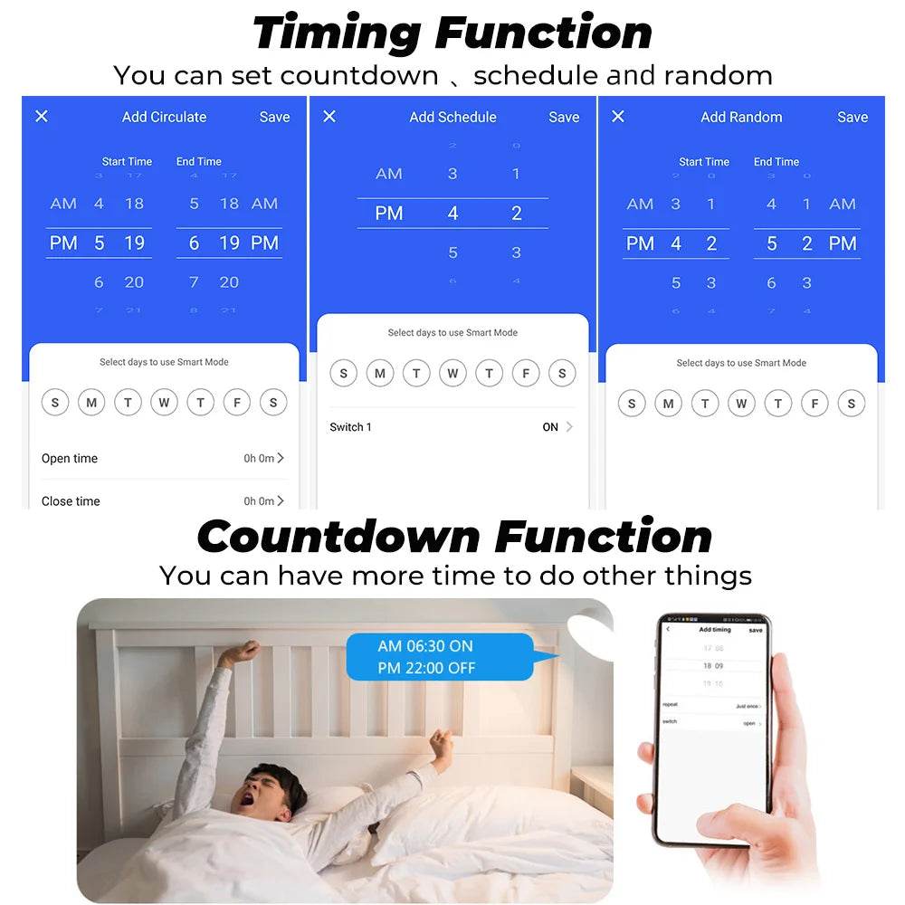 TUYA Smart Plug WiFi/Zigbee Socket EU 16A/20A With Power Monitor Timing Function Voice Control Works With Alexa GoogleHome - Dreamy-Designs Store Online