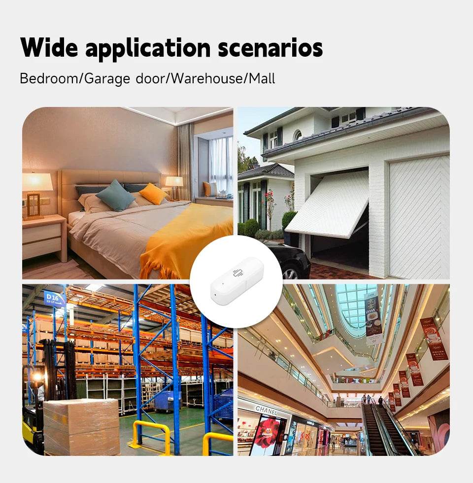 Tuya Smart Life Vibration Sensor ZigBee WiFi Tuya Sensor Monitor App Control Security Protection Zigbee Sensor Motion ShockAlarm - Dreamy-Designs Store Online
