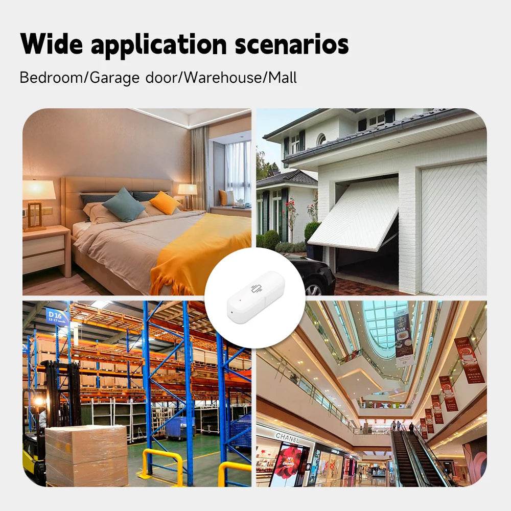 Tuya Smart Life Vibration Sensor ZigBee WiFi Tuya Sensor Monitor App Control Security Protection Zigbee Sensor Motion ShockAlarm - Dreamy-Designs Store Online