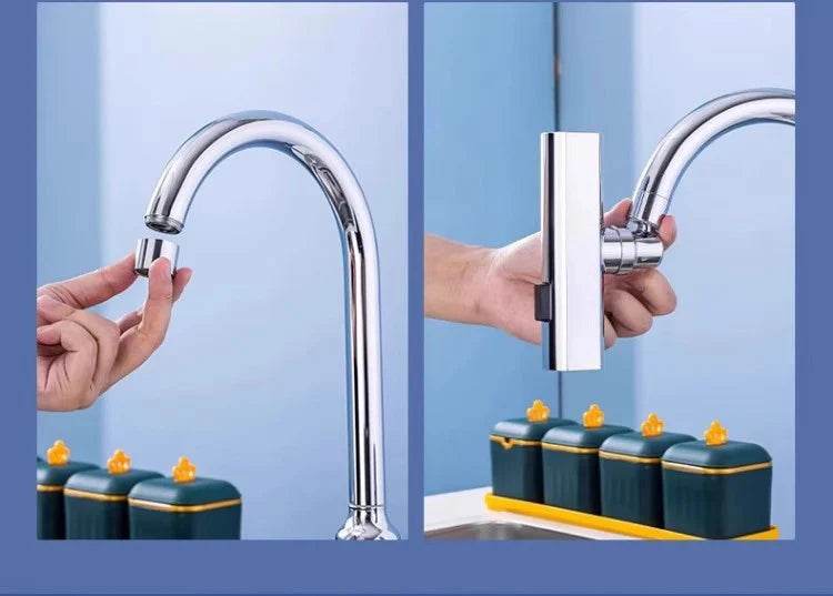 New Kitchen Waterfall Three-mode Universal Swivel Extension Faucet Splash-proof Nozzle Sink Multi-function - Dreamy-Designs Store Online