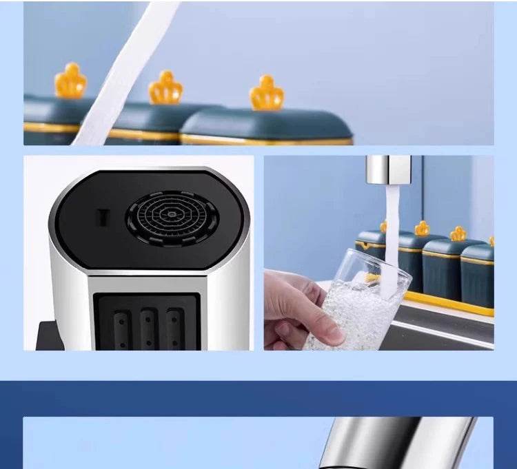 New Kitchen Waterfall Three-mode Universal Swivel Extension Faucet Splash-proof Nozzle Sink Multi-function - Dreamy-Designs Store Online