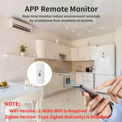 Tuya WiFi Smart Temperature Humidity Sensor Indoor Hygrometer Controller Monitoring Work with Smart Speaker Alexa Google Home - Dreamy-Designs Store Online