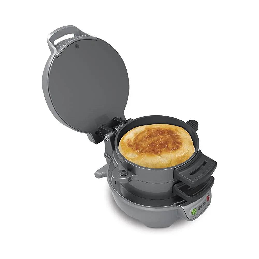 Household 3-in-1 Breakfast Machine (Sandwich Maker/Egg Cooker/Waffle Iron) - Multi-Function Electric Appliance (750W) - Available in Bright Red, Orange, Silver Gray - Dreamy-Designs Store Online