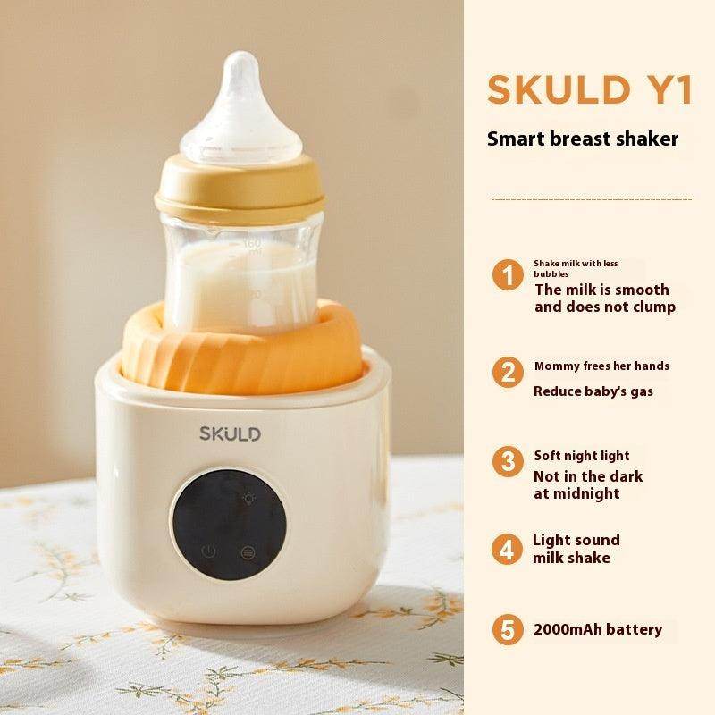 Electric Automatic Constant Temperature Milk Shaker (Rechargeable) - Perfect for Infants 0-2 Years Old / Touch Operation / PP Material / Light Tone Options - Dreamy-Designs Store Online