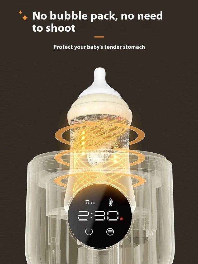 Electric Automatic Constant Temperature Milk Shaker (Rechargeable) - Perfect for Infants 0-2 Years Old / Touch Operation / PP Material / Light Tone Options - Dreamy-Designs Store Online